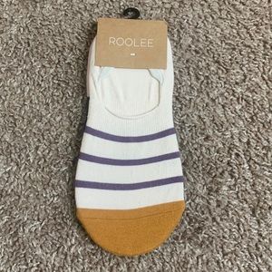 Roolee No Show Stripped Socks 2 Pack